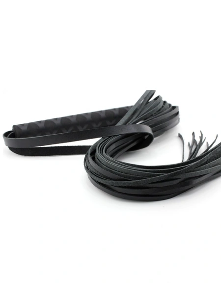 Bdsm pletenica - kožna crna pletenica 18 + za igranje uloga