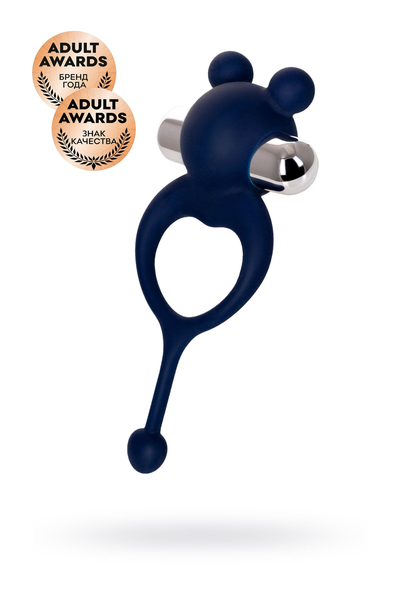 VIBROKOLCO sa repom JOS MICKEY, silikon, plava, 12,5 cm
