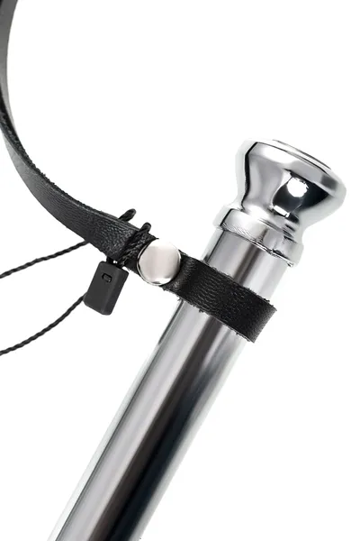 Pecado BDSM stack, sa metalnom drškom, model 2, koža, crna