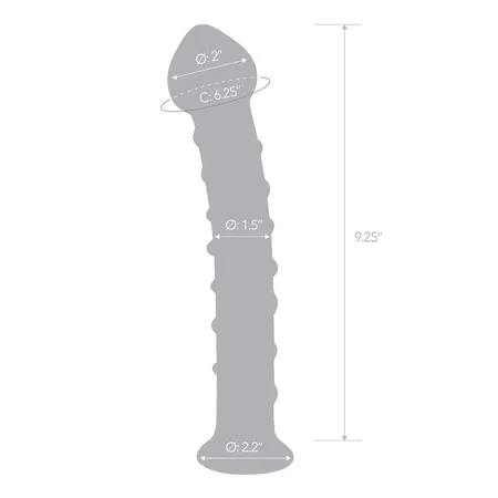 Veliki stimulator sa crvenom spiralom 10in MR. SWIRLY DILDO