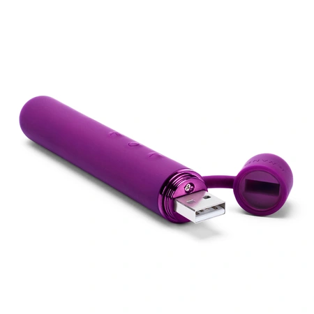 Luxuzni silikonski mini vibrator Le Vand Baton trešnja