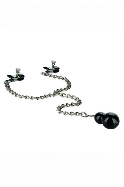 Stezaljke za odeću (nakit) za bradavice sa lancem i ponderisanim dvostrukim stezaljkama Nipple Clamps