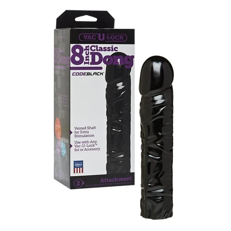Dodatak za strapon sistema Dildo realista VAC-u-Lock Codeblack 19.30 cm