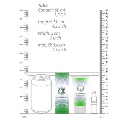 Natural CBD - 50 ml krema za masturbaciju za njega