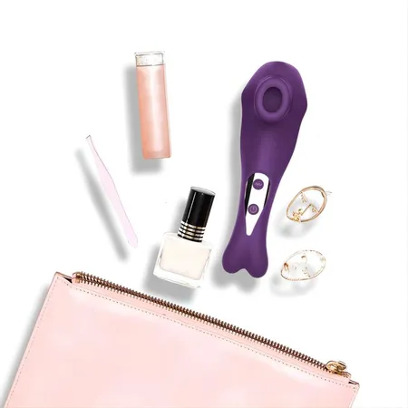 Clitoral Sucking Vibrator Cat vakuumski stimulator klitorisa ljubičasta