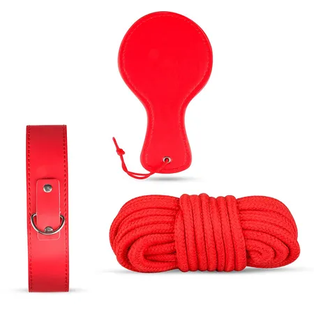 Secret Pleasure Chest set za odmor u krevetu crvena