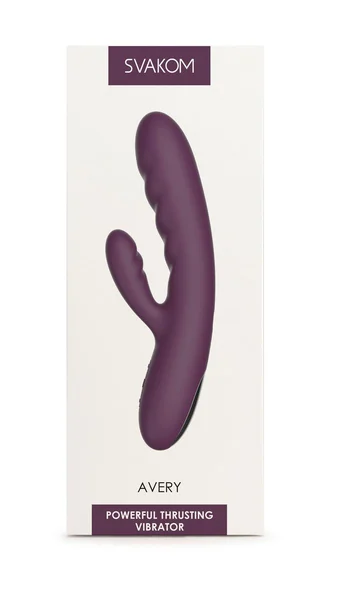 Averi Lilac klipni vibrator sa stimulatorom klitorisa