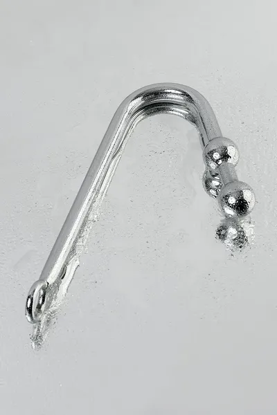 Kuka analni sa dve lopte, Toifa Metal, Metal, srebro, 41 cm