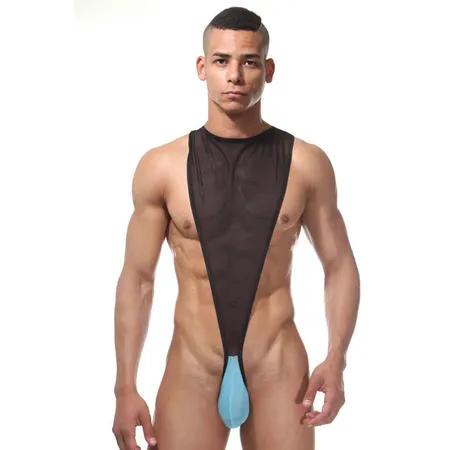 Bodi muški crno-plavi