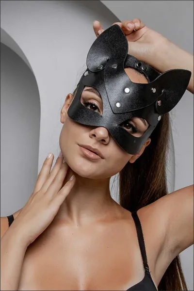 Klasična maska za mačke sa uvećanim ušima