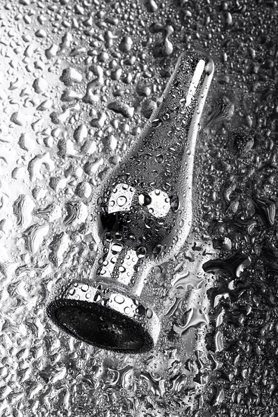 Analna čaura Metal bi TOIFA, metal, srebro, sa kristalom boje dijamant, 10 cm, Ø 3 cm, 95 g