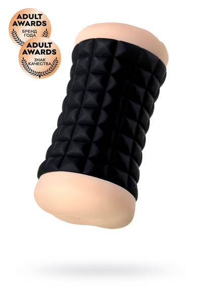 Masturbator dvostrani JOS JANICE, TPR, telesni, 14,5 cm