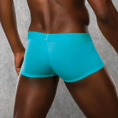 Plavi boxeri DOREANSE skraćeni poluprozirni