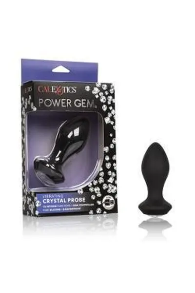 Pover Gem Vibrating Petite Cristal probe Analni čep sa vibracijom i kristalom