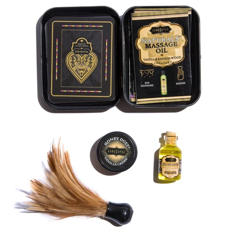 The Veekender Tin Can Vanilla set za putovanja i romantične susrete