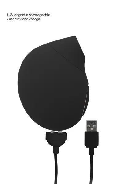 Ergonomski ženski masažer Irresistible Seductive, crni