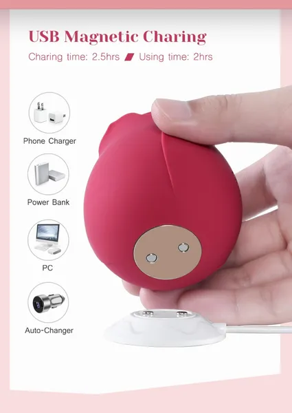 Vibro crveni pupoljak ruže Rose Vibrator