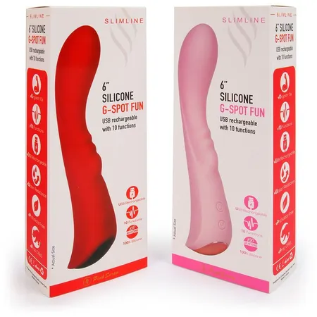 Erokei G-Spot fun vibracioni masažer, boja, 10 načina vibracije, svetlo ružičasta