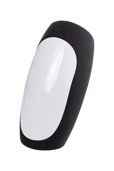 Erotist Hailstorm Masturbator sa električnom stimulacijom i vibracijom, silikon, Crna, 14,7 cm