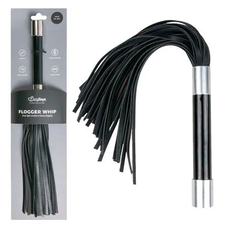 Flogger sa aluminijumskim umetcima na dršci flogger Vith Metal grip 38 cm