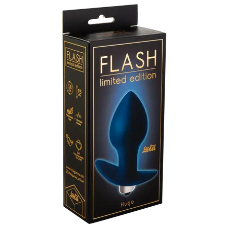 Čep od analne vibracije Flash Hugo