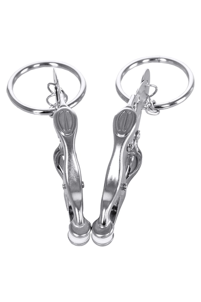 Stezaljke za bradavice Toifa Theatre, srebrne