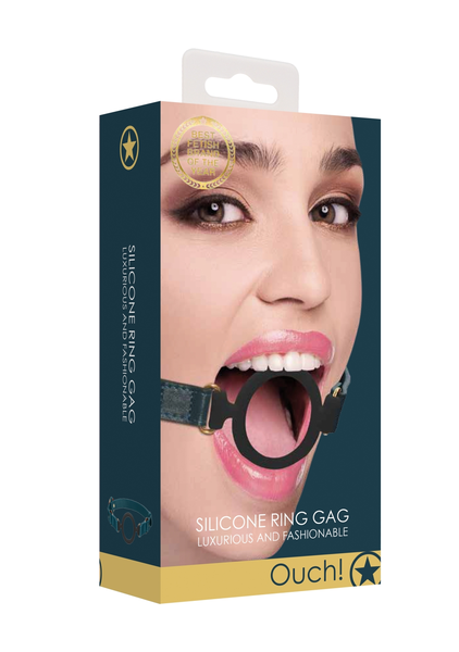 Geg sa ouch ouch nosačem! - Silicone Ring Gag - Green