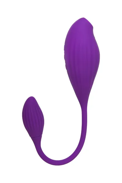 Jos Ginni vakuumski stimulator klitorisa, silikon, ljubičasta, 31 cm