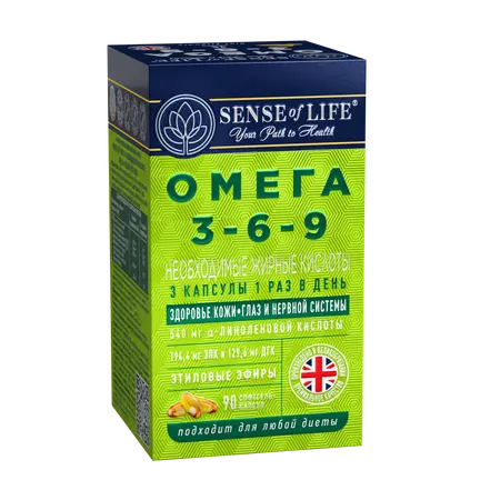 BAD Omega 3-6-9 esencijalne masne kiseline( Omega 3-6-9), 90 kapsula