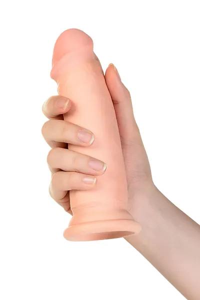 Realstick Elite vibro realistični vibrator, TPR, telesni, 7 načina vibracije, 18 cm (1)