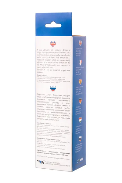 TOIFA a-Tois Bolv realistični vibrator, silikon, telo, 19,3 cm