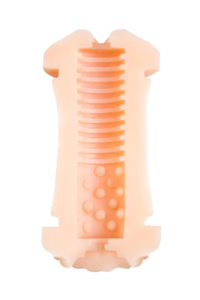 Masturbator bilateralni JOS NADIN, TPR, telesni, 14,5 cm