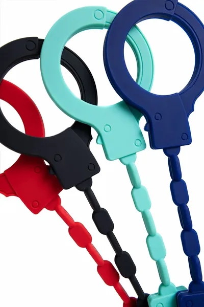 Manžete-rukavice, silikon, crne, 33 cm