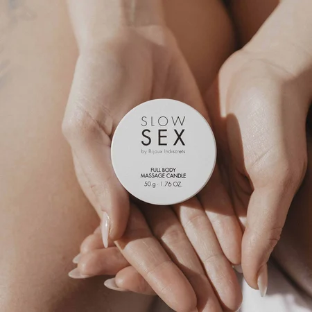 Bijouk Indiscrets slov sek masažna sveća za celo telo, 50g