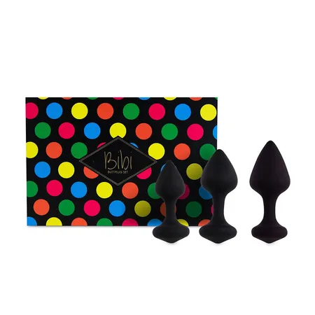 Set analnih dodataka Bibi Butt Plug set Black