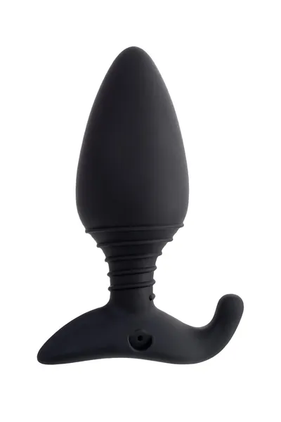 Analna čaura lovense Hush( L), silikon, Crna, 12,1 cm