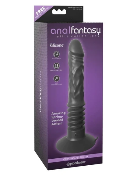 Analni vibracioni stimulator sa prirodnim frikcijama Vibrating Ass Fucker Anal Fantasy Elite Collectio