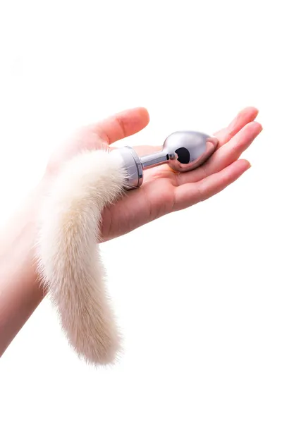 Analna čaura Metal bi TOIFA, metal, srebro, sa belim repom, 32 cm, Ø 2,9 cm, 175 g