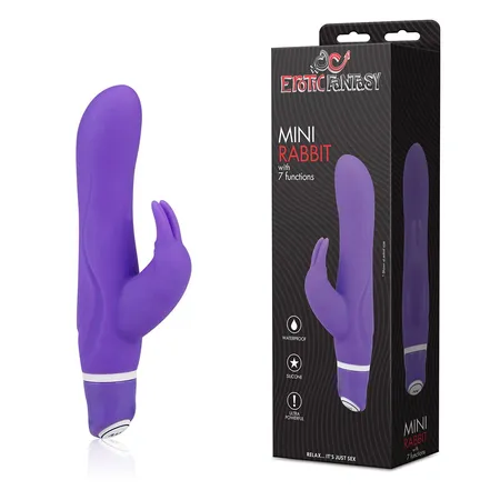 Snažni vibrator zečica sa 7 karakteristika mini Rabbit Purple