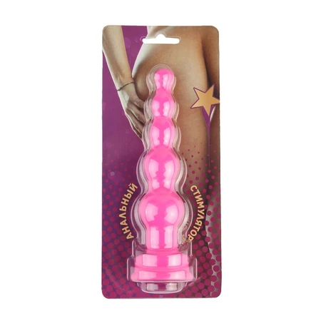 Analni stimulans riblja kost. Vruće ružičasta