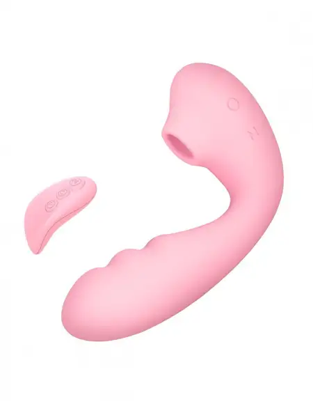 Beiourlover Tara vakuumski vibracioni stimulator sa daljinskim upravljanjem, roze