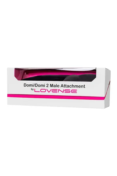 Zamenljiva muška mlaznica za Domi 2, silikon, Crna, 18 cm
