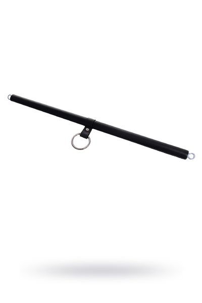 Odstojnik je veliki za pričvršćivanje Pecado BDSM, sa prstenom, koža i drvo, crna