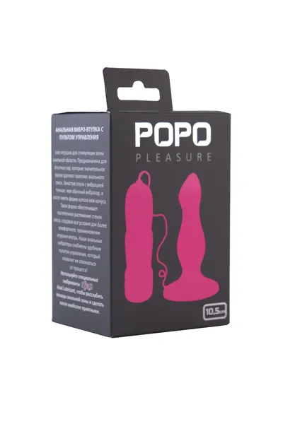 Analna čaura TOIFA Popo Pleasure, TPR, ružičasta, 10,5 cm