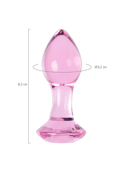 Analna čaura Sekus Glass, staklo, roze, 8,5 cm
