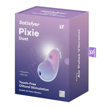 Satisfier Pikie Dust vakuumski stimulator klitorisa, ljubičasto-roze