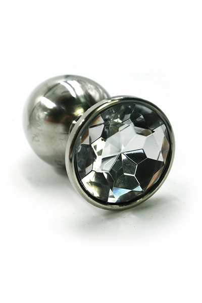 Aluminijum Analni čep sa prozirnim kristalom (mali)