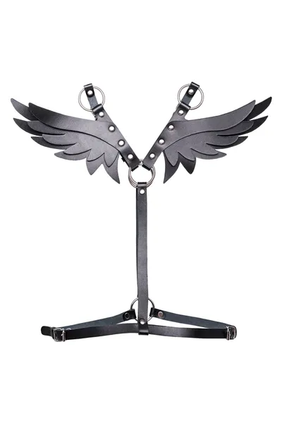 Portupea Pecado BDSM, krila, koža, crna