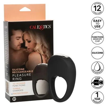 Punjiva erekcija vibracioni prsten Silicone Rechargeable Pleasure Ring