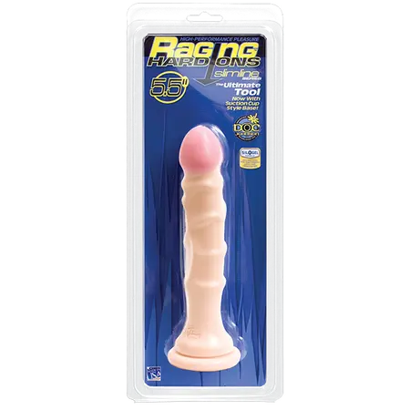 Dildo 5,5 rebrasti na usisnoj čaši